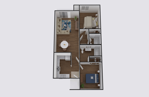 bedroom floor plan | the berkshires apartments